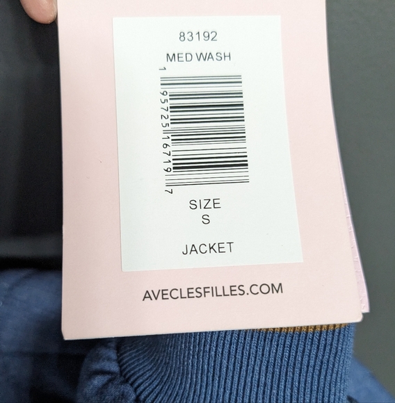 NWT Chambray Bomber Quilted Jacket - Picture 4 of 8